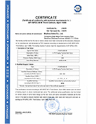 Fire safe certificate of ball valve