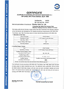 Fire safe certificate of ball valve